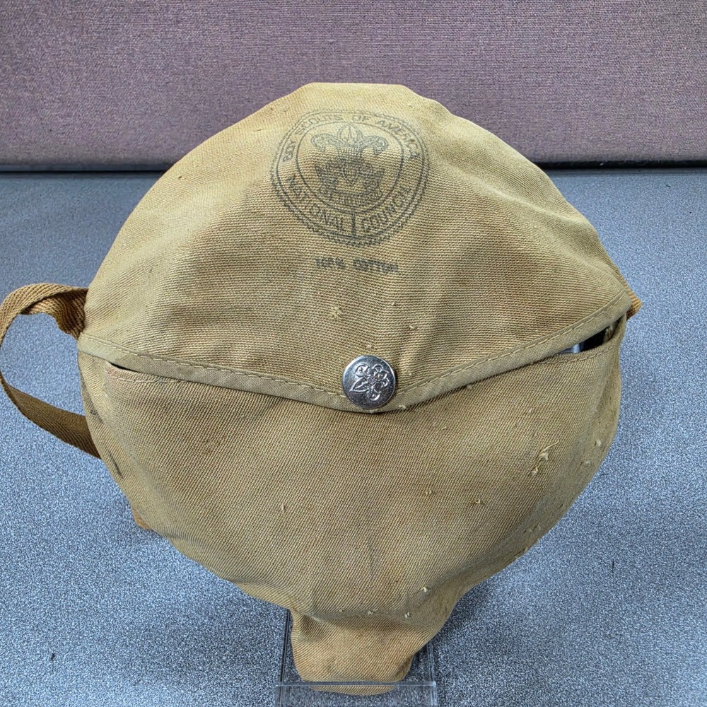 Boy Scouts of America Mess Kit Silver Good Vintage Aluminum Canvas